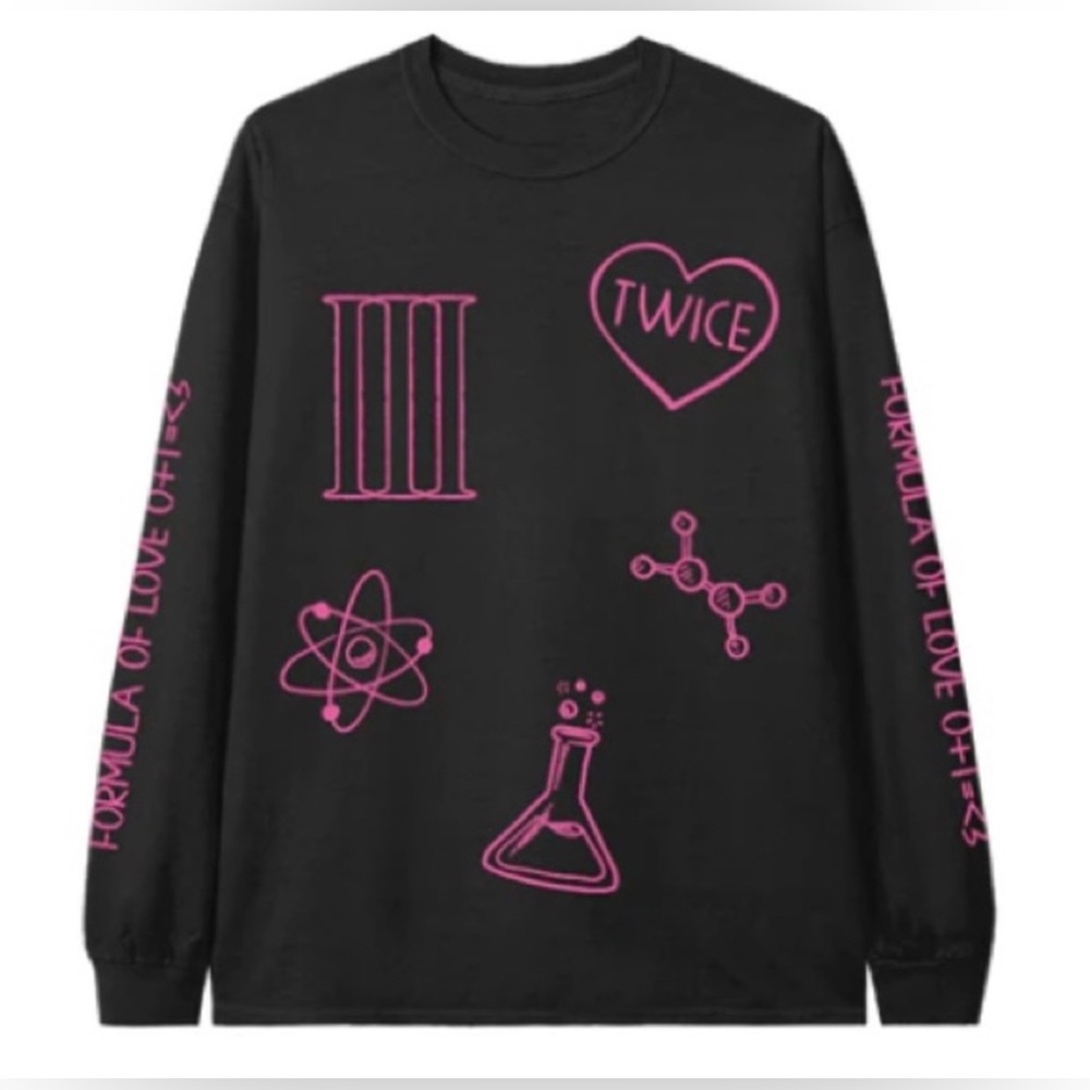 2022 Twice Official 4th world tour iii Formula of Love long sleeve shirt XXL 2XL